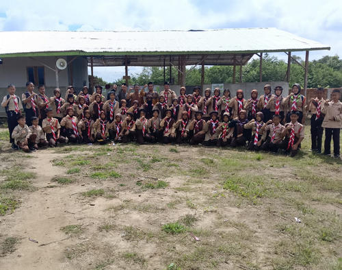 Kegiatan Pramuka Ekstrakurikuler Ponpes Alhidayah Lubai Muara Enim