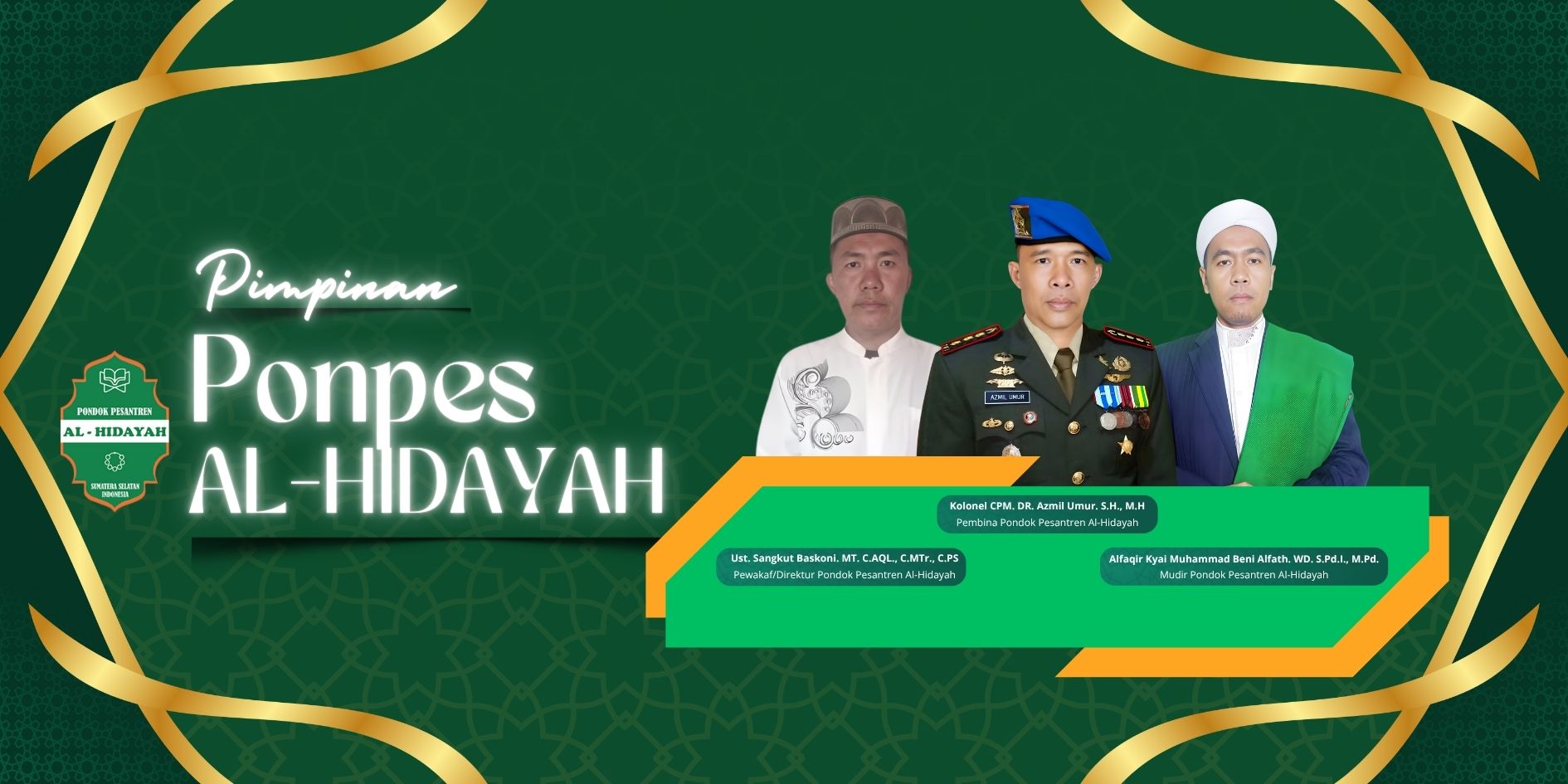 Pimpinan Pondok Pesantren Al Hidayah Lubai Muara Enim